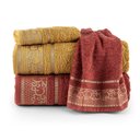 Ver imagem 5 de Kit de Toalhas 2 Banhos e 2 Rostos 100% Algodão Eudora:tango Oliva