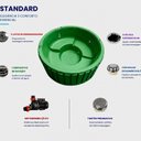 Ver imagem 5 de Eco Spa Standard: Banheira de Hidromassagem Portátil com Jatos de Hidromassagem Ouro Fino Colorido/Verde