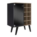 Ver imagem 2 de Adega Bar 1 Porta de Vidro 10 Porta-Garrafas Capri Yescasa