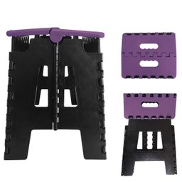 Banco Dobrável Portátil Camping até 100kg Roxo - 3