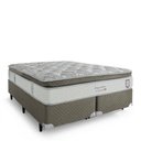 Ver imagem 2 de Cama Box Queen Herval Imperatore Eco Bamboo 158x198x73cm Molas Ensacadas - Marrom
