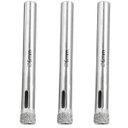 Ver imagem 1 de Serra Copo Diamantada Refrigerada 6mm Porcelanato Vidro Mármore | 03 Un