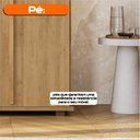 Ver mais imagens de Guarda-Roupas Milão 3 Portas com 2 Portas Reflecta LED e 2 Gavetas Internas Cinamomo