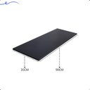 Ver imagem 3 de Kit 3 Prateleira Preta 90X35 Tampo Tabua Mdf Organizadora Decoração Cozinha Quarto Banheiro Sala