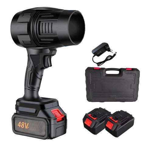 Soprador Turbo Fan 130.000 Rpm Potente Maleta Recarregavel Bateria Limpeza Casa Jardim Quintal Poeir