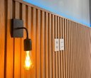 Ver imagem 3 de Kit 05 Peças Painel Ripado em PVC com Revestimento Melamínico L 20cm X C 300cm