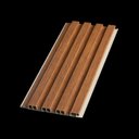 Ver imagem 2 de Kit 05 Peças Painel Ripado em PVC com Revestimento Melamínico L 20cm X C 300cm