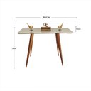 Ver imagem 2 de Aparador Canto Reto 80CM - Off White - Imbuia