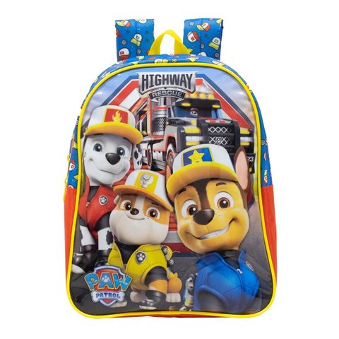 Mochila Infantil de Costas Patrulha Canina Média Ref 10773 Xeryus Mochila de Costas, Patrulha Canina