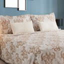 Ver imagem 4 de Kit Colcha Cobre Leito Casal 3PÇ Montblanc Imperial Creme