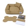 Enxoval Cama de Cachorro Impermeável com Zíper Pandora - M - Fendi - 1