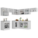 Ver imagem 5 de Cozinha Completa Compacta Armário Canto FL2106 Veneza Multi Branco
