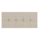 Ver imagem 3 de Cabeceira Painel Nina para Cama Box Casal 140 Cm Linho Areia A27 - D’Rossi
