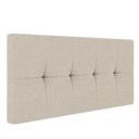 Ver imagem 1 de Cabeceira Painel Nina para Cama Box Casal 140 Cm Linho Areia A27 - D’Rossi