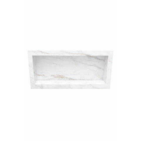 Nicho para Banheiro Embutir 60x40x10 Box Porta Shampoo Cor:branco