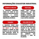 Ver imagem 4 de Exaustor Industrial Ex50 50cm 6500m³/h 110v Vitalex