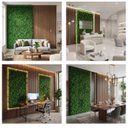Ver mais imagens de 17 Painéis Jardins Verticais Permanentes Realistas Folhagem Mista Decoração Interna Alta Qualidade