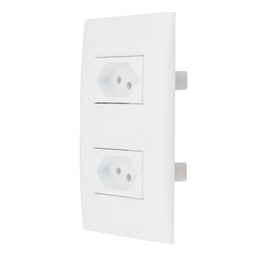 Tomada Iriel Imperia 2 2p+t 10a Branco - 2