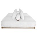 Ver imagem 5 de Sofá 4 Lugares Ilha 2 Módulos 160cm Viero S06 Bouclê Branco - Mpozenato