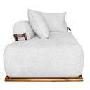 Ver mais imagens de Sofá 4 Lugares Ilha 2 Módulos 160cm Viero S06 Bouclê Branco - Mpozenato