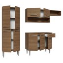 Ver mais imagens de Armário de Cozinha Completa 229cm Rustic Emilly Madesa 016