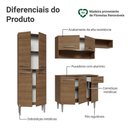 Ver imagem 4 de Armário de Cozinha Completa 229cm Rustic Emilly Madesa 016