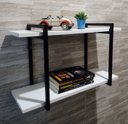 Ver imagem 3 de Nicho Branco 2 Prateleiras 60cm