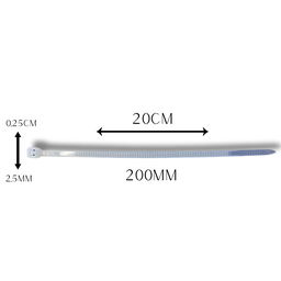 Abraçadeira Nylon Enforca 2,5 X 200mm Kit C/ 100 Lacre Plástico Fixadora Fita Hellerman 20cm Branca - 3