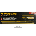 Ver imagem 4 de Abraçadeira Nylon Enforca 2,5 X 200mm Kit C/ 100 Lacre Plástico Fixadora Fita Hellerman 20cm Branca