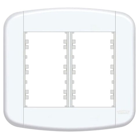 Placa 4x4"" - 6 Módulos Blanc Mais - 11439440 - Fame Placa 4x4 6 Modulos Blanc+ - 11439440 - Fame