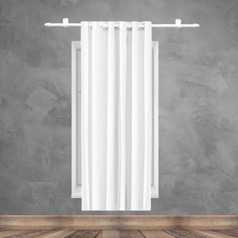 Cortina 1Folha Blackout PVC Corta Luz 140x180 Admirare Cor: Branco