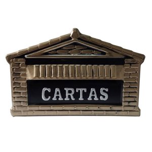 Caixa de para Muro Colonial Tijolinho 12x25cm Dragão