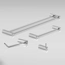 Ver imagem 3 de Kit de Acessórios para Banheiro Escovado 4 Peças 2060tr Grego Metal