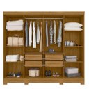Ver imagem 2 de Guarda Roupa 8 Portas 4 Gavetas 2,36cm Moval Diplomata Freijo / Cinza
