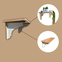 Ver imagem 4 de Prateleira 60x20 em Mdf Estilo Farmhouse