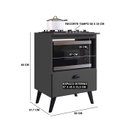 Ver imagem 2 de Balcão para Cooktop e Forno 60cm com Porta Basculante Bogotá Bl060 Mia Coccina
