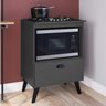 Balcão para Cooktop e Forno 60cm com Porta Basculante Bogotá Bl060 Mia Coccina - 1