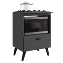 Ver imagem 3 de Balcão para Cooktop e Forno 60cm com Porta Basculante Bogotá Bl060 Mia Coccina