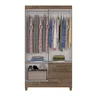 Guarda-Roupa Solteiro com Espelho 4 Portas 2 Gavetas Real Light  - 2