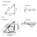Ver imagem 4 de Ralo Linear Elleve Vertex Com Tampa Inox Escovada 5208