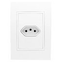 Ver imagem 1 de Conjunto Tomada 4x2 20a Horizontal - Rvb-1000/30 - Ravenna Conjunto 4x2 1 Tomada 20a Horizontal - Rv