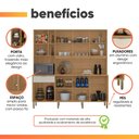 Ver imagem 6 de Armário de Cozinha Compacta 8 Portas 4 Nichos Namastê