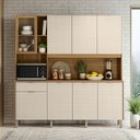 Ver imagem 3 de Armário de Cozinha Compacta 8 Portas 4 Nichos Namastê
