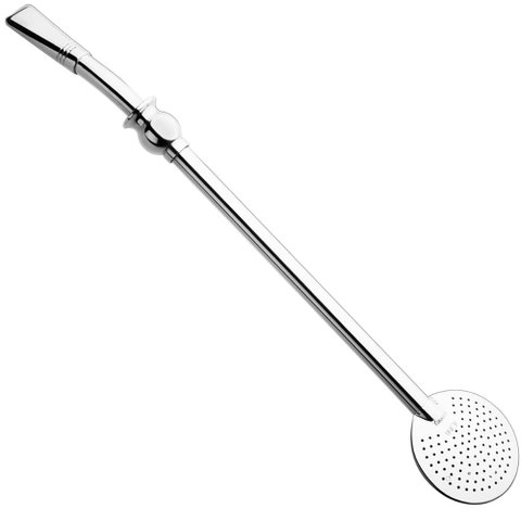 Bomba de Chimarrão Cuia Aço Inox Bomba para Mate Inteira