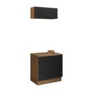 Ver imagem 3 de Kit com Balcão e Armário Aéreo Multiuso 80cm Agata Madesa