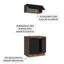 Ver imagem 6 de Kit com Balcão e Armário Aéreo Multiuso 80cm Agata Madesa