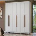 Ver imagem 1 de Guarda-Roupa Casal com Pés 6 Portas Batentes Netuno Madesa