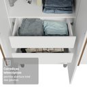 Ver mais imagens de Guarda-Roupa Casal com Pés 6 Portas Batentes Netuno Madesa