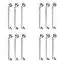 Ver imagem 1 de Alça de Apoio 40cm Inox Barra Kit 12 Unidades Banheiro Box Idoso Deficiente Cadeirante Suporte Acess
