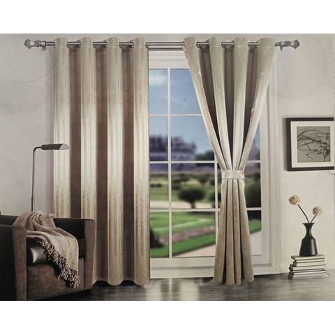 Cortina Blackout em Tecido 2,30x1,50 Corta Luz 100%:bege
